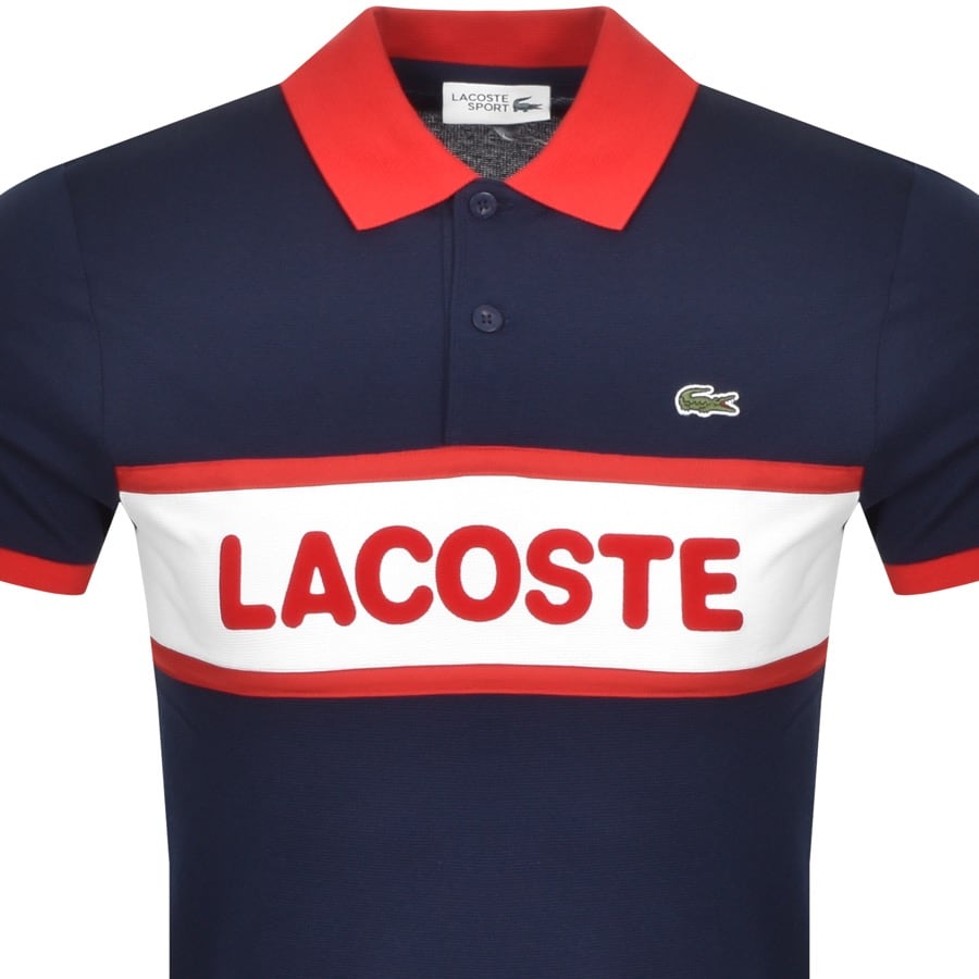 Alternative Image for ProductLacoste Sport Short Sleeved Polo T Shirt Navy2